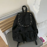 KYLETHOMASW  -  New Women Vintage Casual Backpack Y2k Aesthetic All Match Streetwear Schoolbags Japanese Luxury Design Simple Ins Backpacks