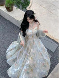 KYLETHOMASW  -  New Design Large Size Women's Dress Set Neck Hanging Strap Dress Meat Hiding Cardigan Unique And Beautiful Casual Wear
