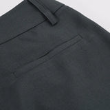 KYLETHOMASW  -  Retro Commuter Suit Flared Pants Two Button Design Low Waist Slim Fit Women's Pants Elegant Comfortable Pants Female Clothing