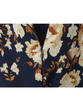 KYLETHOMASW  -  Summer French Vacation Flower Print Lace-up Slim Slash Neck Sleeveless Spaghetti Strap Dresses
