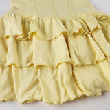 KYLETHOMASW  -  Fashion Sweet Slim Fit Solid Elegant Women Halter Dresses Summer Short Simple Causal Cake Frock Backless