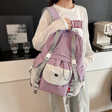 KYLETHOMASW  -  Women's Soft Big Cloth Backpacks New in Fashion Summer Backpack Girls School Book Bag Cute Travel Back Pack