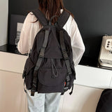 KYLETHOMASW  -  Women's Soft Big Cloth Backpacks New in Fashion Summer Backpack Girls School Book Bag Cute Travel Back Pack