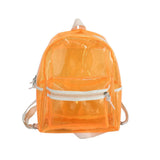 KYLETHOMASW  -  Large Capacity LED Lights Schoolbag Adjustable Straps Waterproof PVC Transparent Backpack Visible Multi-functional