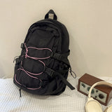 KYLETHOMASW  -  School Bag Aesthetic Students Backbag Large Capacity Knapsack Teenagers Versatile Bookbag Kawaii College Rucksack Daily Backpack