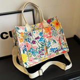 KYLETHOMASW  -  Women Stylish Crossbody Bag Large Capacity Polka Dot/Floral Chic Hobo Bag Adjustable Strap Multi-pockets for Party Vacation