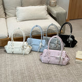 KYLETHOMASW  -  Women's PU Leather Rivet Star Handbag Sweet Cool Niche Aesthetic Daily Street Shoulder Tote Bag New Handbags and Purses