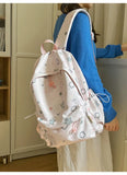 KYLETHOMASW  -  Fashion Kawaii Y2k Backpack Preppy Cute Star Print Girls Schoolbags High-capacity Outdoor Travel Backpacks for Women Students