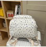 KYLETHOMASW  -  Floral Print Mochilas Mujer High Capacity Mochila Student Bag Japan College Style Bolsas Commuter Backpack Bags for Woman