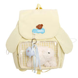 KYLETHOMASW  -  Lovely Sweet Ear Ita Mochila 2025 New Teenage Girls Mochilas Student Backpack School Trendy Bag Commuter Bags for Woman