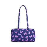 KYLETHOMASW  -  Nylon Bowler Bag, Regular Shoulder Bag, Top Handle Tote Bag with Key Leash, Simple Casual Commuter Work Bag, New Fashionable Han