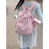 KYLETHOMASW  -  Korean College Style Canvas Bag for Women New Fashionable Casual Backpack for Students with Large Capacity Backpacks
