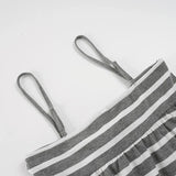 KYLETHOMASW  -  Y2k Bow Bandage Slight Strech Backless Striped Slim All Match Sleeveless Streetwear Tanks
