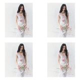 KYLETHOMASW  -  French Style Sleeveless Slimming Printed Vintage Dress for Women Summer Square Neck Elegant Luxury A-line Long Dress