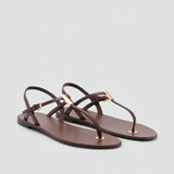KYLETHOMASW  -  Fashion Shoes Ankle Strap Women Sandals Flip-Flop Beach Shoes Flat Sandals Roman Style Casual Summer Shoes Female Sandals
