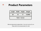 KYLETHOMASW  -  Multi-Pocket Canvas Shoulder Bag For Women, Retro Literary Style Cloth Bag, Trendy Unisex Simple Style Bag, School Crossbody Bag
