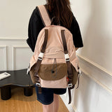 KYLETHOMASW  -  Women's Soft Big Cloth Backpacks New in Fashion Summer Backpack Girls School Book Bag Cute Travel Back Pack