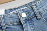 KYLETHOMASW  -  Summer Midi Skirts Vintage Clothes Sexy Skirts For Women Blue Jeans Skirt High Waisted Denim Skirt Split Thigh Denim Skirt