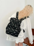 KYLETHOMASW  -  Star Bucket Bag Denim Drawstring Mochila Casual Lightweight Mochilas Mujer Student Backpacks Backpack Korean Bags for Woman