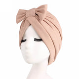 Kylethomasw New Removable Event Bow Muslim Turban Islamic Inner Hijab Caps Elastic Beanies Hat Indian Woman Wrap Head Hijab Caps for African