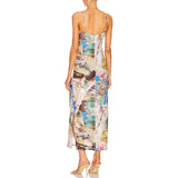 KYLETHOMASW  -  Summer Women's Printed straps Dress women Slim Sexy women Dresses Fashion fashion holiday Party Dresses
