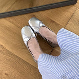 KYLETHOMASW  -  New Spring Fashion Butterfly-Knot Women Ballet Flats Shoes Shallow Female Soft Footwear Dress Ladies Flats Slip On Shoes
