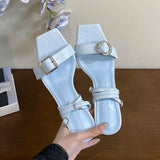 KYLETHOMASW  -  Fashion Ankle Strap Women High Heels Pumps Shoes New In 2025 Female Shallow Footwear Party Ladies Thin Heels Shoes Sandals