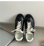KYLETHOMASW  -  Women's Retro Design Casual Flat Casual Sports Single Shoes New Autumn Shallow Mouth Versatile Comfortable Lace Up Sneakers