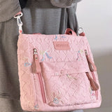 KYLETHOMASW  -  Luxury Design All Match Chic Bow Crossbody Bags Sweet Y2k Aesthetic Pleated Women's Handbags Casual Kawaii Shoulder Underarm Bag