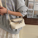 KYLETHOMASW  -  Women's Small PU Leather Clasp Crossbody Bag Retro Daily Dating Party Shoulder Bags New Trend Solid Handbags and Purses