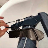 KYLETHOMASW  -  Thin Strap Sandals Women's Summer New with A Single Buckle Strap Womens Shoes Thin Heels with Exposed Toes High-heeled Sandals