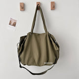 KYLETHOMASW  -  Japanese Style Tote Bag for Women Commuting Large Capacity Hand-held Single Shoulder Cloth Travel Crossbody Class Computer Bags