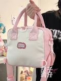 KYLETHOMASW  -  Japanese Girl Student Portable Shoulder Display Bag Female Transparent Handbags Slung Shoulder Multi-purpose Ita Bags JK Lolita