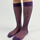 KYLETHOMASW  -  Y2k Retro Hot Girl Short Silk Socks Subculture Pattern Niche Design High Street Ins Ankle Socks New Summer Skirts Calf Socks