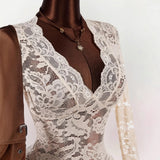 KYLETHOMASW  -  Summer New Lace Dress Women's Hollow Hip Skirt