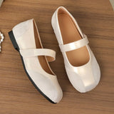 KYLETHOMASW  -  Flat Shoes Women's Widened Fattened Large Size Womens Shoe Mary Jane Shoe Women Retro Versatile Sports  Pumps Flat Ballet Shoes