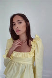 KYLETHOMASW  -  Vintage blouses for women fashion 2024 white ruffle top elegant korean fashion long sleeve blouses women casual shirts elegant