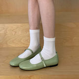 KYLETHOMASW  -  New Summer Spring Fashion Buckle Strap Women Mary Janes Flats Shoes Casual Female Round Toe Soft Dress Ladies Flat With  Shoes