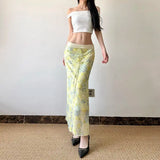 KYLETHOMASW  -  New Fashionable Floral Skirt Sexy Hot Girl