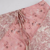 KYLETHOMASW  -  Girly Retro Irregular Mesh Patchwork Skirt Versatile Holiday Style Mid-length