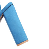 KYLETHOMASW  -  High Heels Sandals Women Summer Shoes Platform Flip Flops Nude Blue Heeled Dance Party Wedding Stripper Shoes Female Big Size