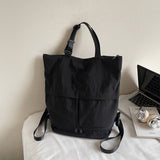 KYLETHOMASW  -  New Women Vintage Simple Backpacks Outdoor Travel Grunge Underarm Bags Y2k Aesthetic Cargo Solid Shoulder Handbags Trendy