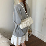 KYLETHOMASW  -  Women's Small PU Leather Shoulder Bag New Trend Solid Color Underarm Tote Bag Female Fashion Sweet Casual Dating Handbags