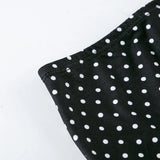 KYLETHOMASW  -  Lace lace polka dot wrap hip skirt, spring style, mature temperament, short skirt
