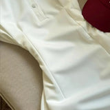 KYLETHOMASW  -  White Preppy Style Women Dresses Solid Spring Summer A-line Vestidos Mujer Korean Fashion Simple Elegant Mini Dress
