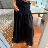 KYLETHOMASW  -  Solid Spring Summer Women Pants Thin Vintage Y2k Versatile Wide Leg Trousers Korean Fashion High Waist Pantalones De Mujer