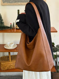 KYLETHOMASW  -  Bucket Tote Bag New Soft Leather Large Capacity Shoulder Retro Versatile Commuter Bags
