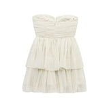 KYLETHOMASW  -  women's flared skirt strapless dress with backless decoration for spring and summer new women's clothing