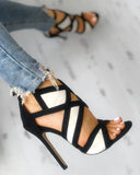 KYLETHOMASW  -  Female Sandal High Heels 2025 Summer Large Size Sale Of Women's Shoes Open Toe Girls Multicolored Closed High-heeled Fashion Big