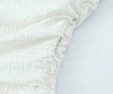 KYLETHOMASW  -  Female Summer Slim Mini Dresses White Square Collar Sleeveless Backless Plaeted Zipper Women's Sexy New Fashion Dress